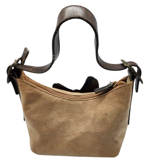 Connections Brown Butterfly Handbag NWT with Flaws Y2K - Picture 2 of 5